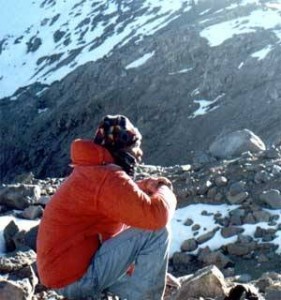 , Mt Kenya climbing to point Lenana